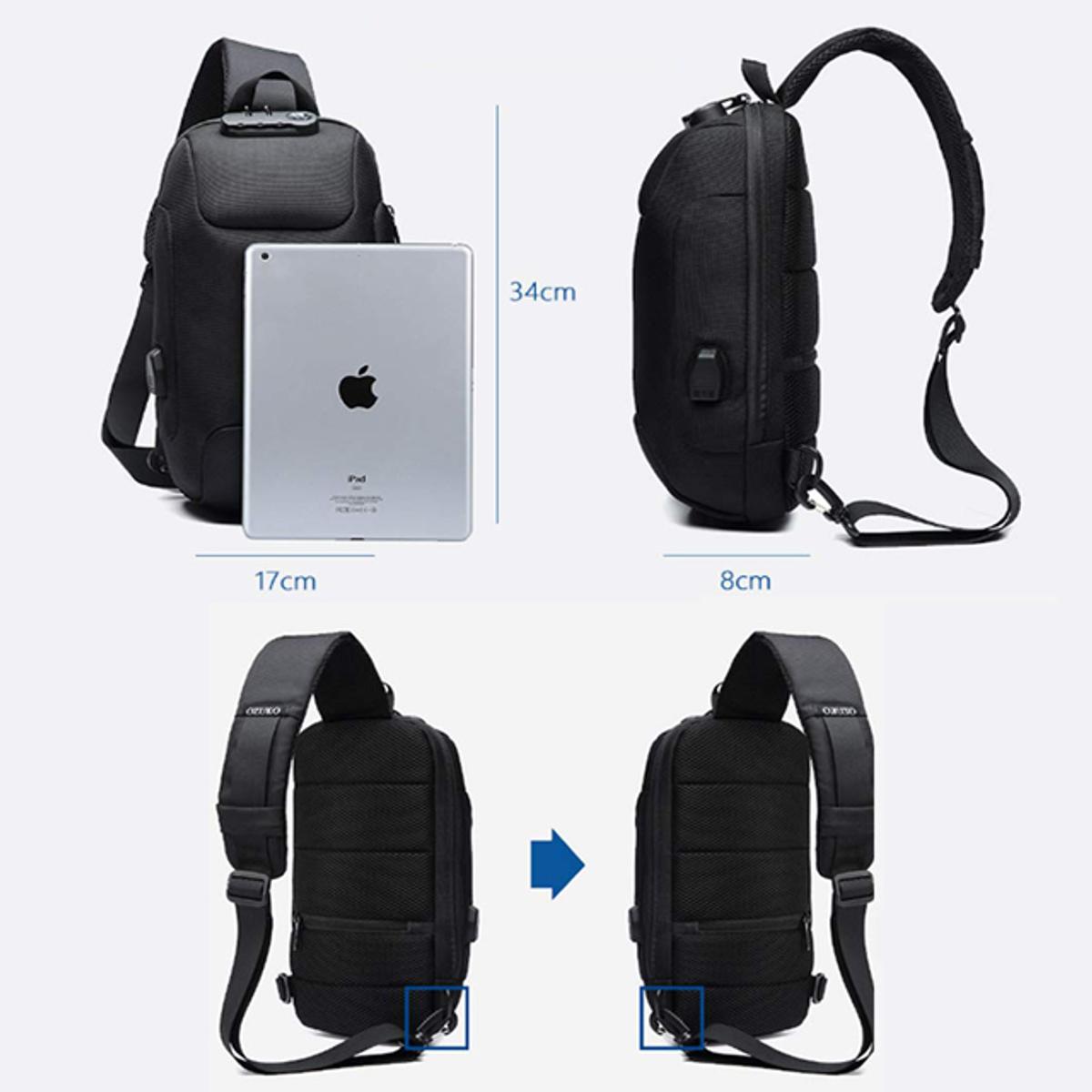 ワンショルダーバッグなのに、耐盗難性に優れた逸品『OZUKO Sling 
