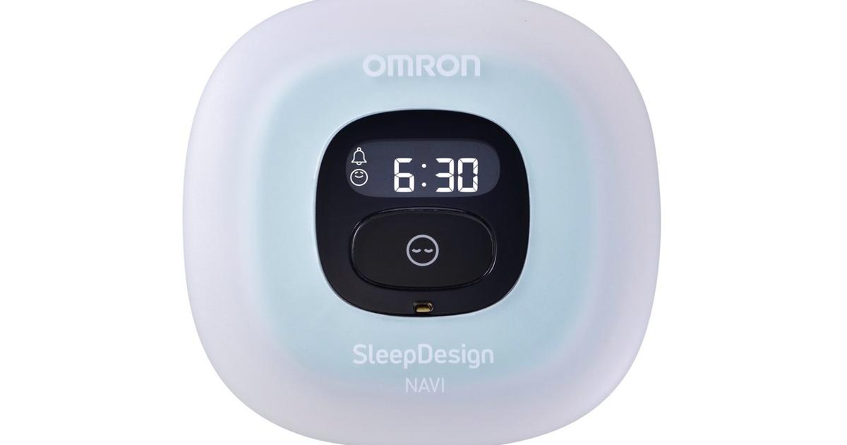 起きやすいタイミングで起こしてくれる機能つき。目覚まし型の睡眠測定
