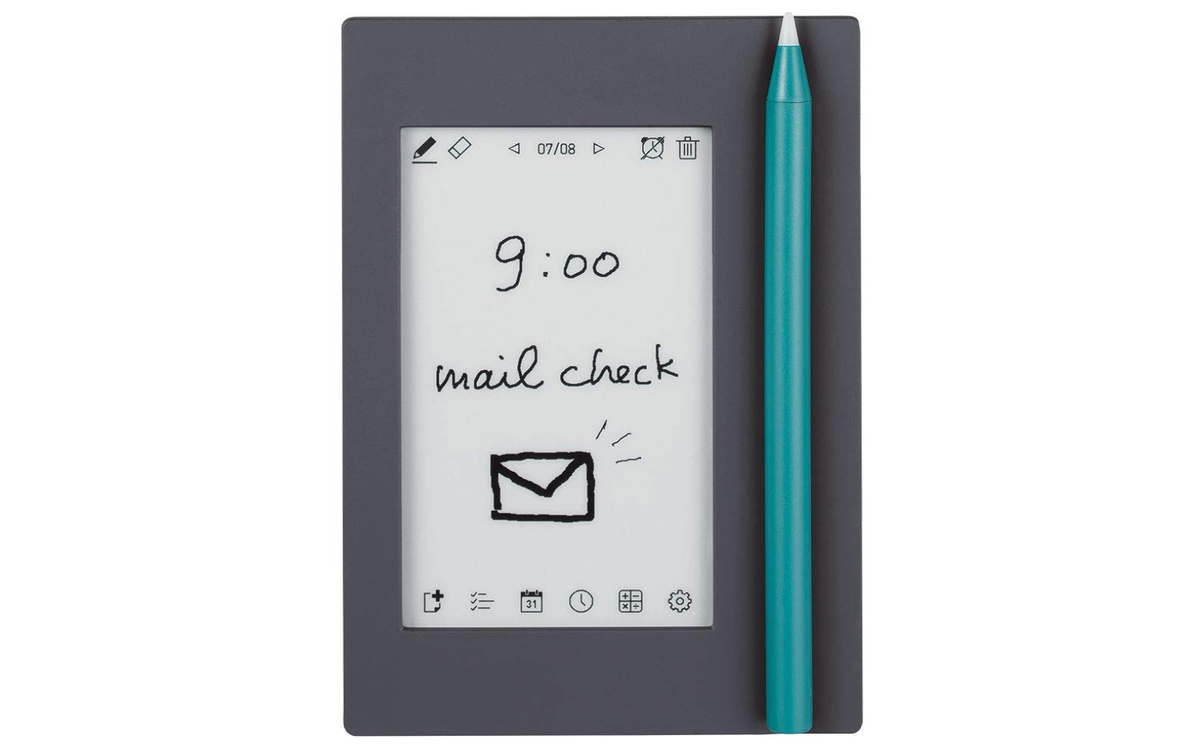 書いた予定をリマインドしてくれる電子メモ。キングジムの「カクミル