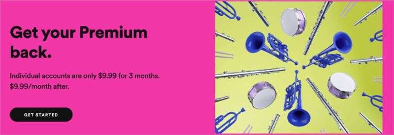 Spotify-Premium-three-month-offer