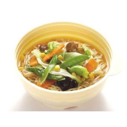 電子レンジでチンするだけで、ラーメンやおやつが作れる調理器具。たい