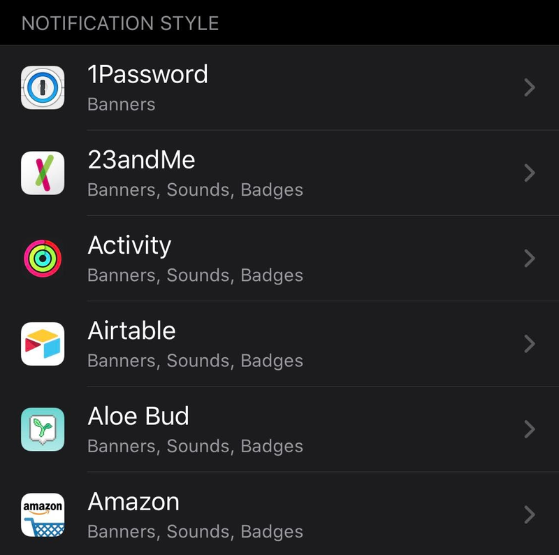 「iPhone」や「iPad」にインストールしたアプリの一覧画面