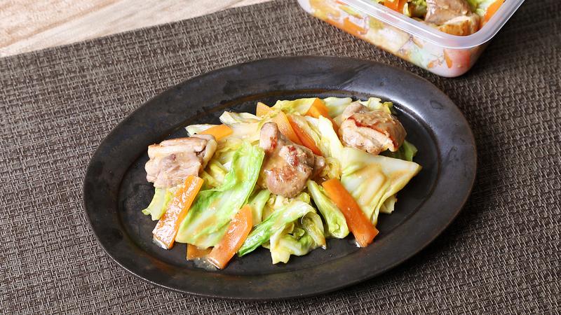 鶏味噌炒め