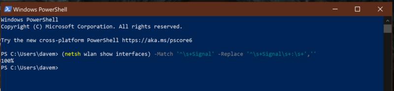 PowerShellの画面