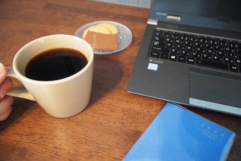 仕事中に飲むコーヒー