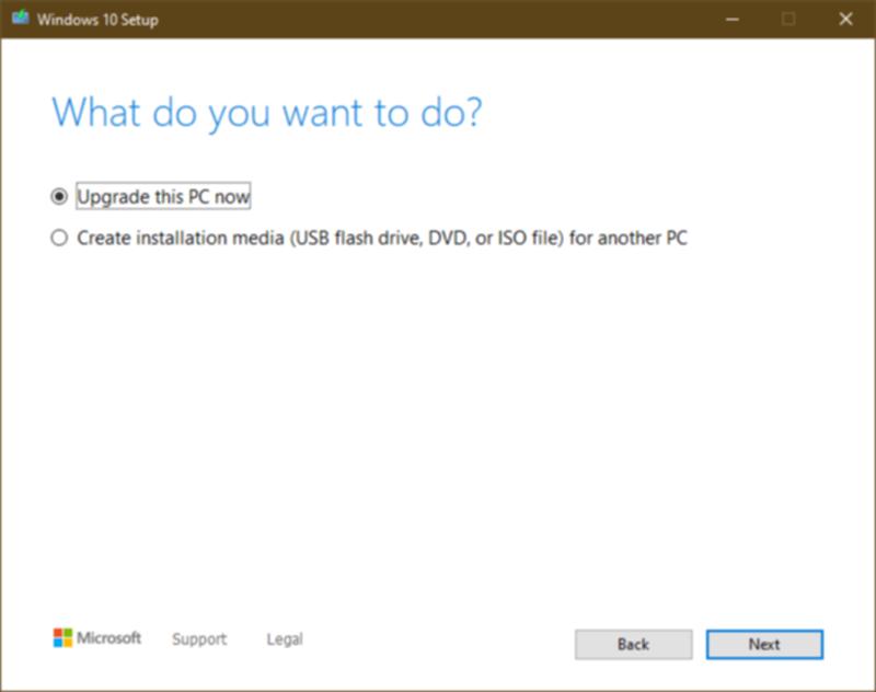 Windowsのセットアップ画面