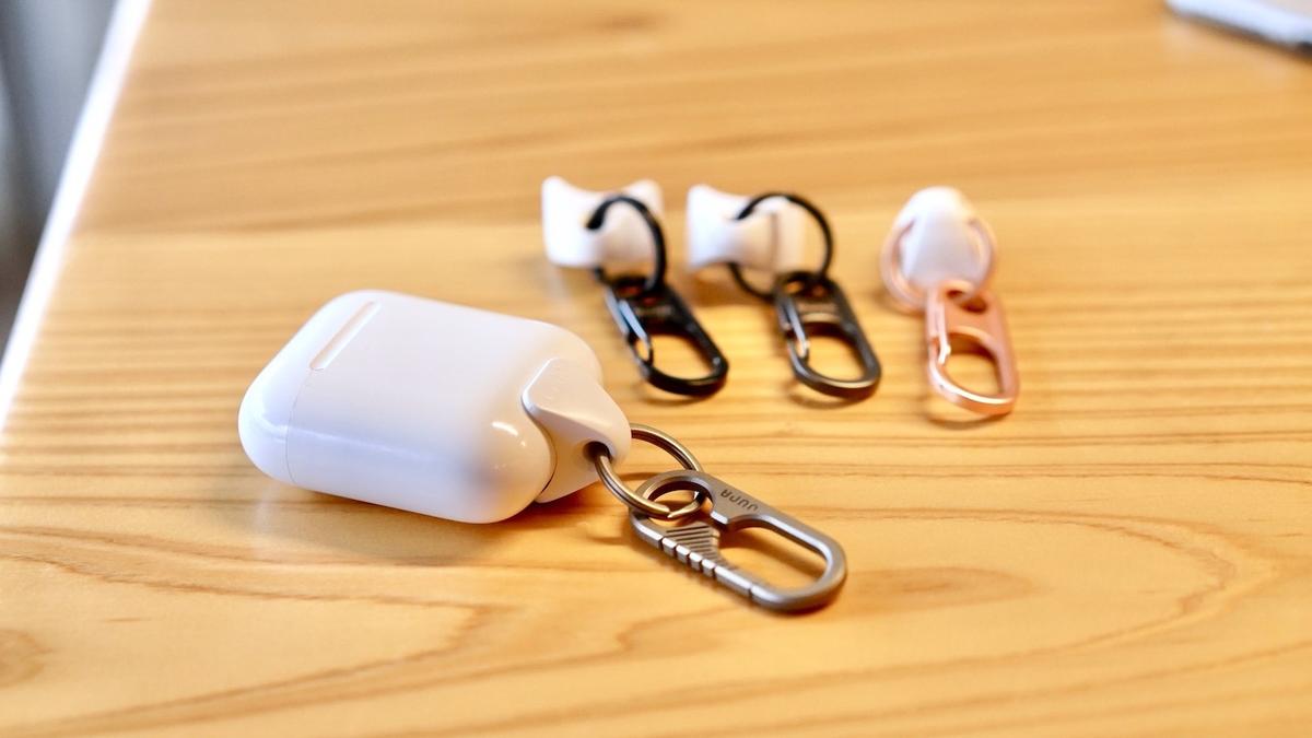 紛失防止・持ち運びもラク! AirPods専用キャリーアダプター「JURA