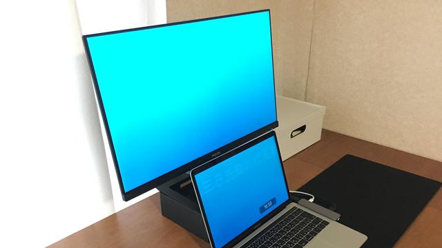 macbookとモニター