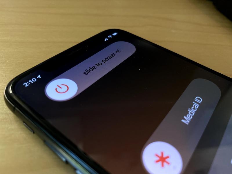 iPhoneの再起動