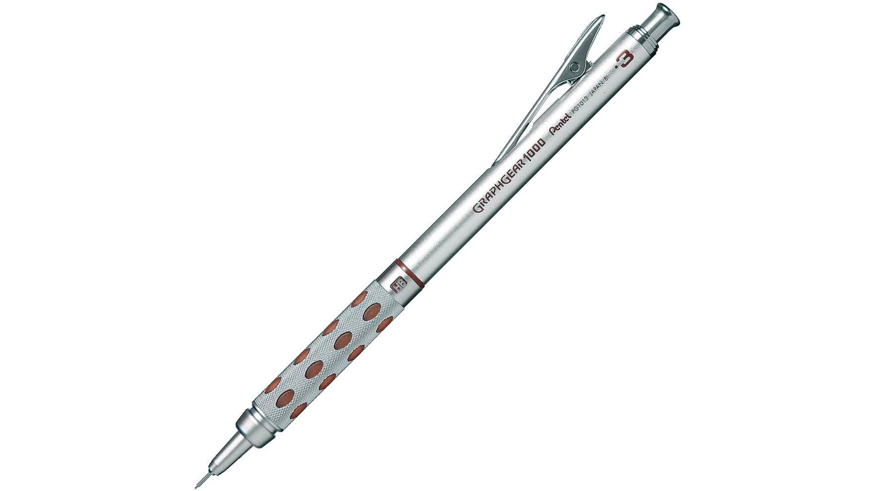 ぺんてるのシャープペン、「グラフギア1000」が高機能。製図も絵描きも