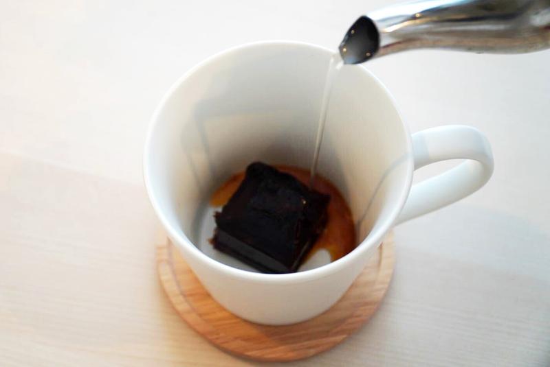 お湯を注ぐところ