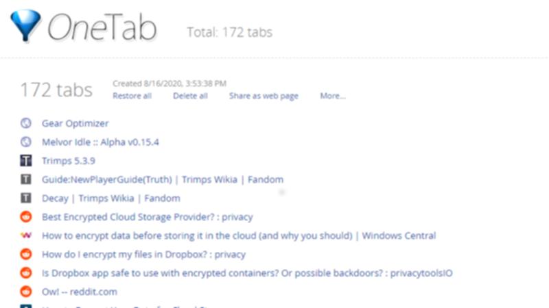 OneTab
