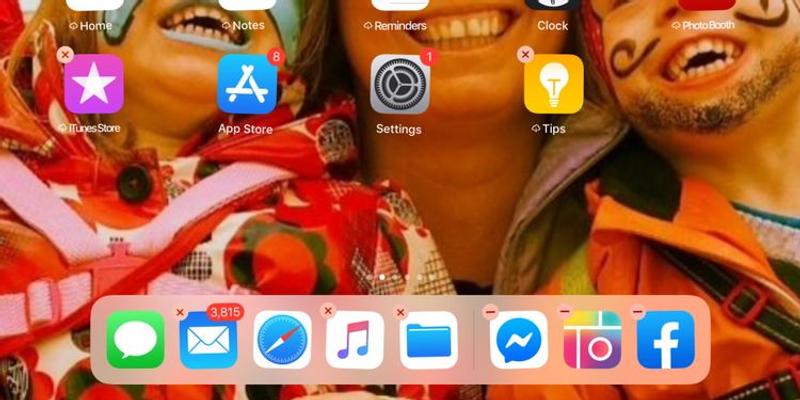 iPadのホーム画面