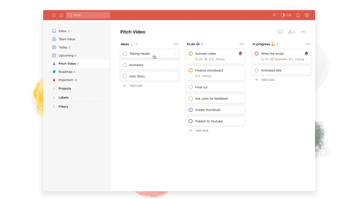 Todoist ボードの使い方