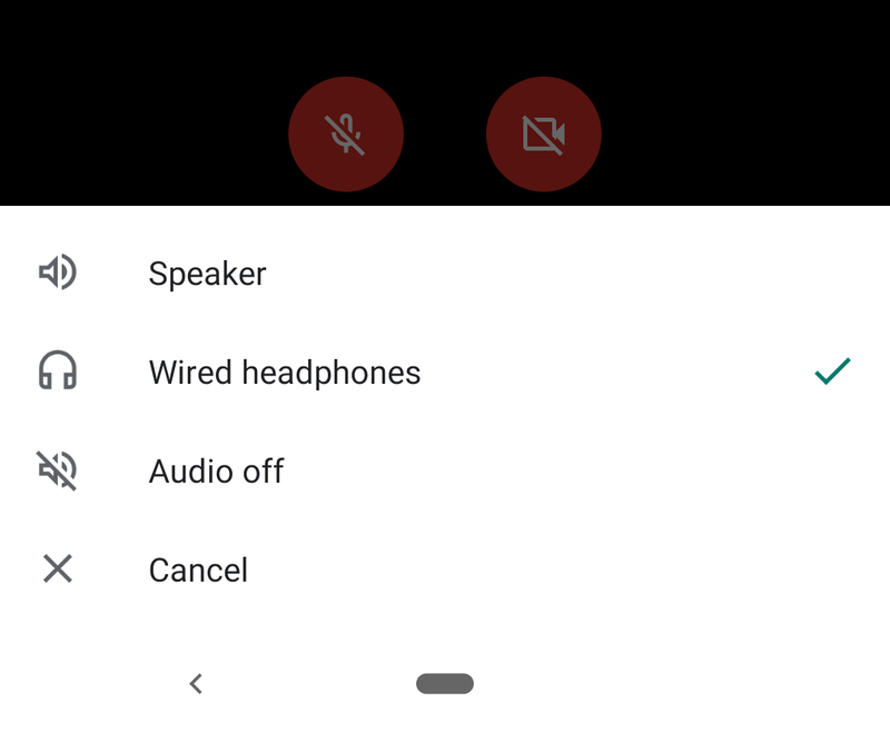 Google Meetのモバイルアプリ
