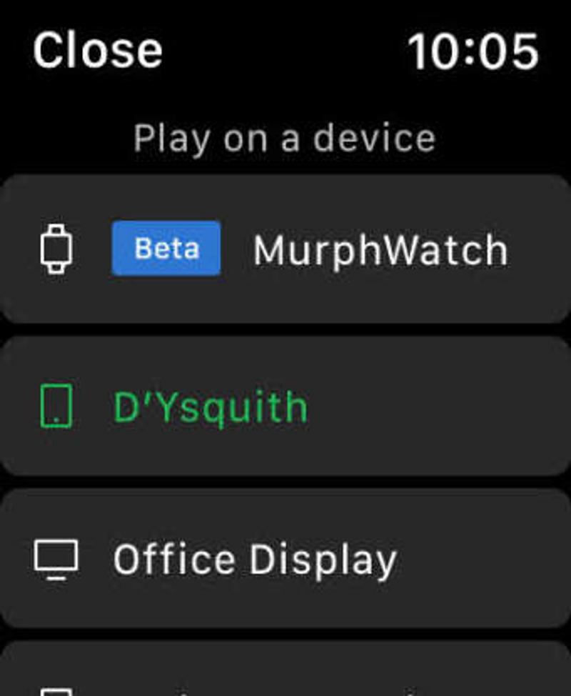 Apple WatchのSpotifyアプリ