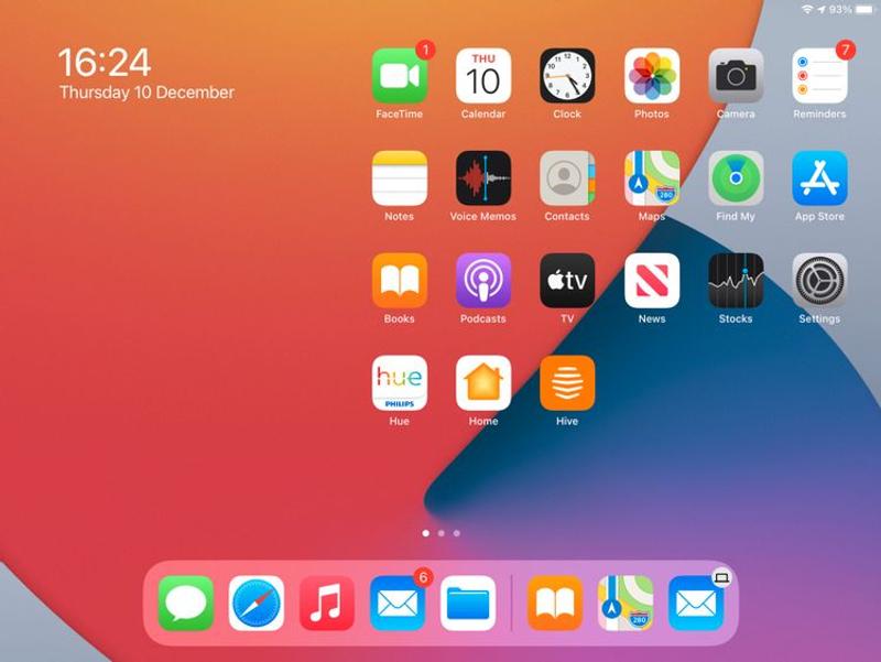 iPadの画面