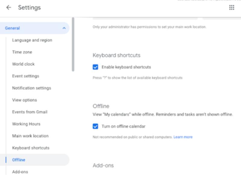 Googleカレンダーの設定