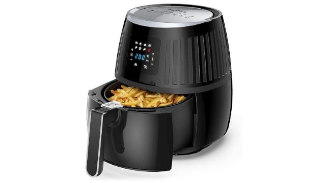 【美品】innsky エアーフライヤー　ISーAF003 Innsky(インスカイ) 電気フライヤー 3.5L ブラック IS-AF003の