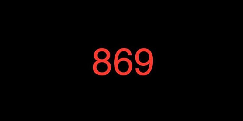 数字の869