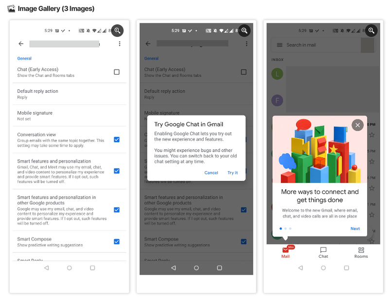 Gmailアプリ設定方法
