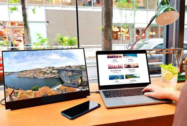 タッチパネル操作OK❣遅延なく高感度でストレスフリー♪❤4Kモバイルモニター タッチパネル操作OK❣遅延なく高感度でストレスフリー♪❤4Kモバイル