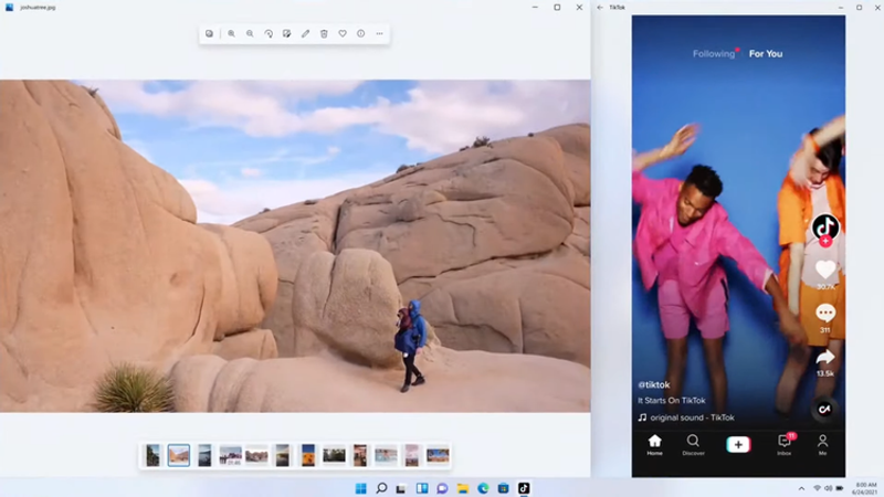Windows11でのTikTokアプリ