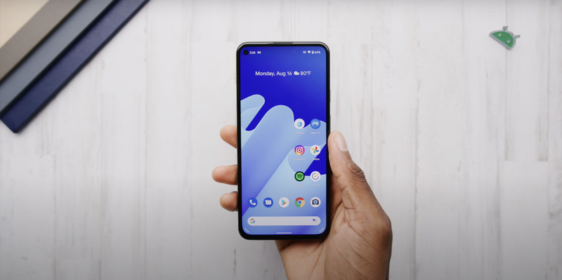 Pixel5aの画面