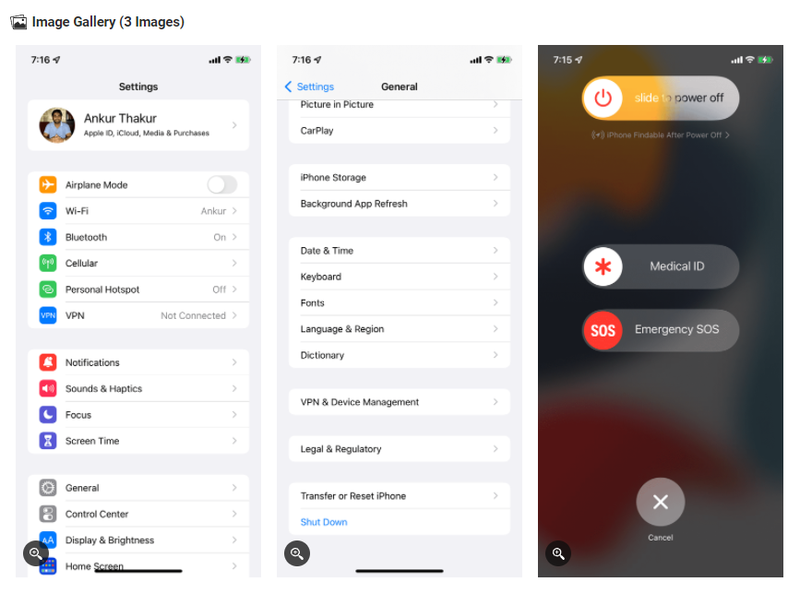 物理ボタンを使わないでiPhoneを再起動する
