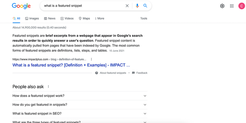 Googleの検索結果画面
