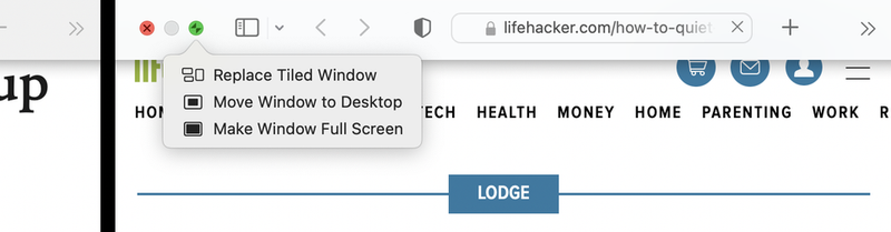 「SplitView」のタイル表示の切り替え