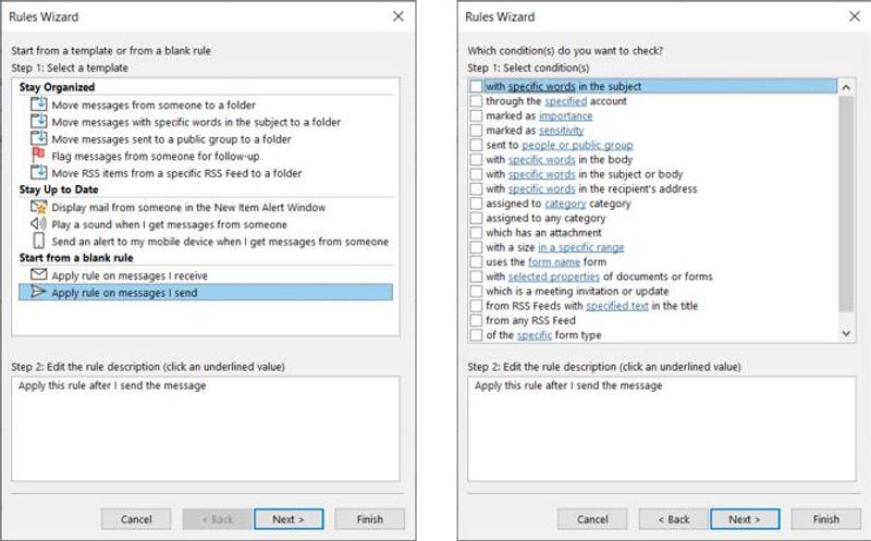OutlookApplyRuleWhenSend-Windows