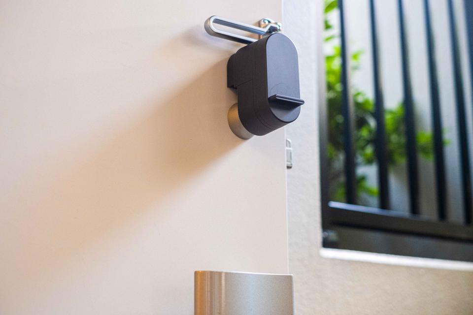 内鍵に設置されたbitlock MINI
