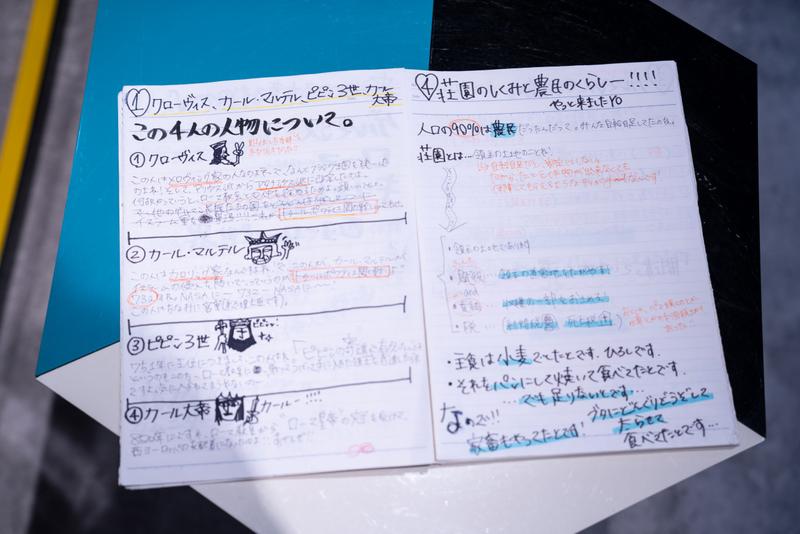 ベルさんの高校時代のCAMPUSノート