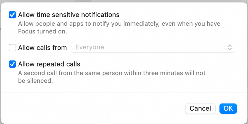 Notification-Options