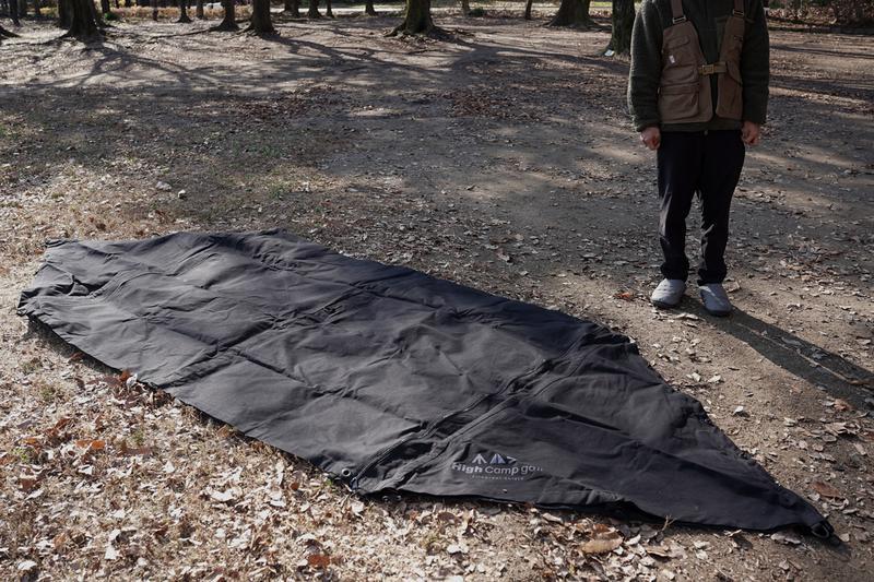 無骨さがたまらない！国産の軍幕テント「Fireproof HCG TENT」で渋く 