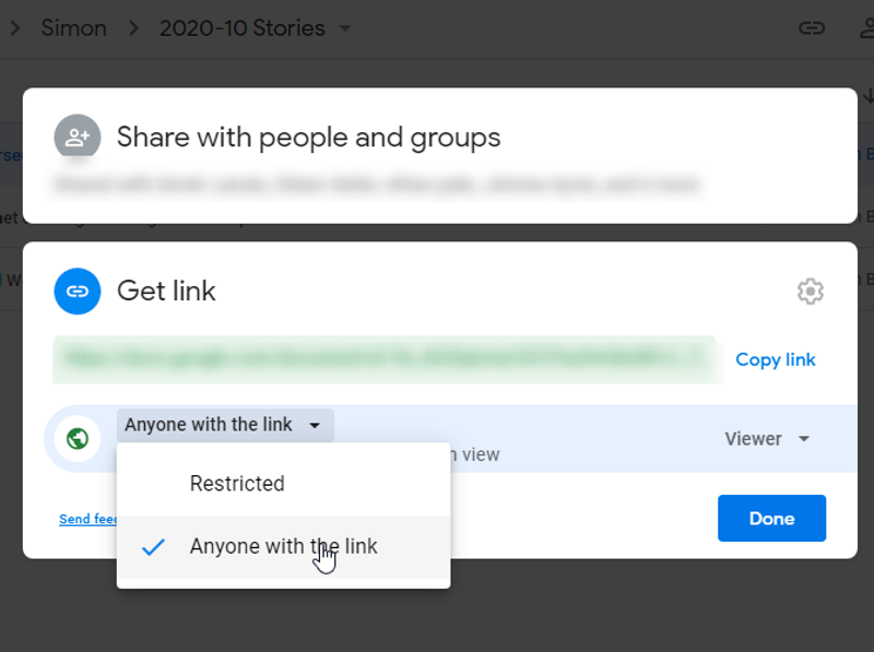 Googleドライブのファイルにアクセスした人リスト