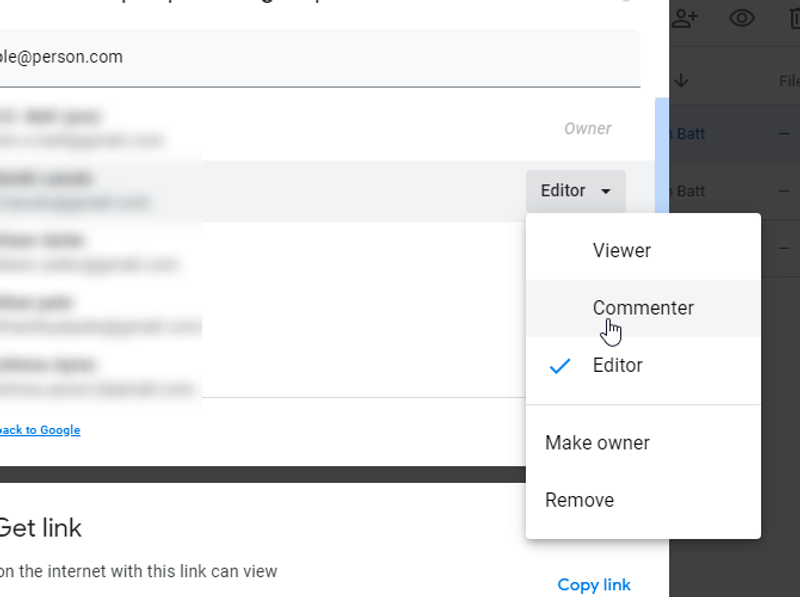 Googleドライブのファイルにアクセスした人リスト