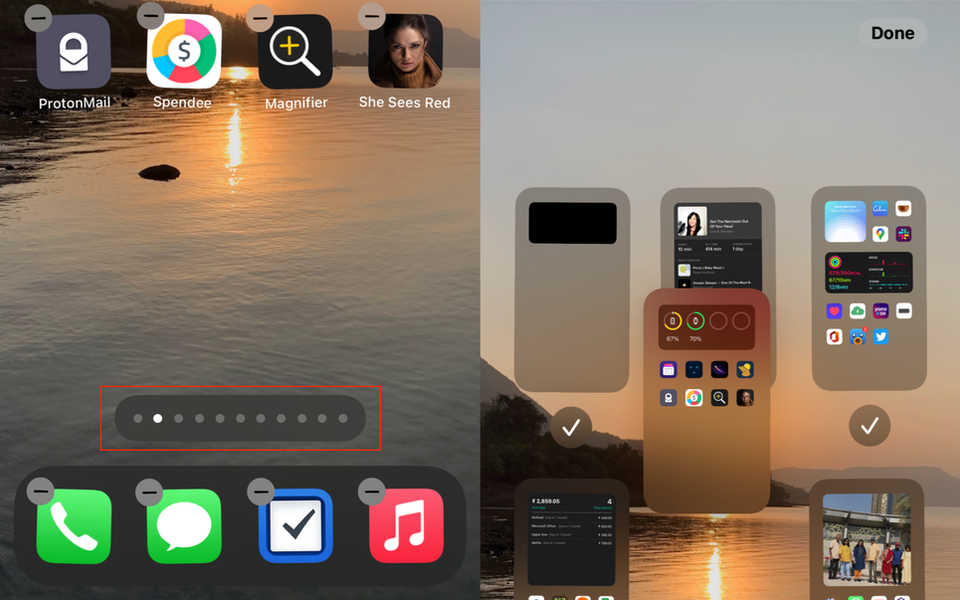 iPhoneホーム画面の表示順変更