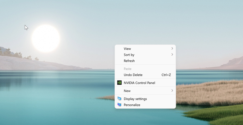 Windows11の右クリックメニュー