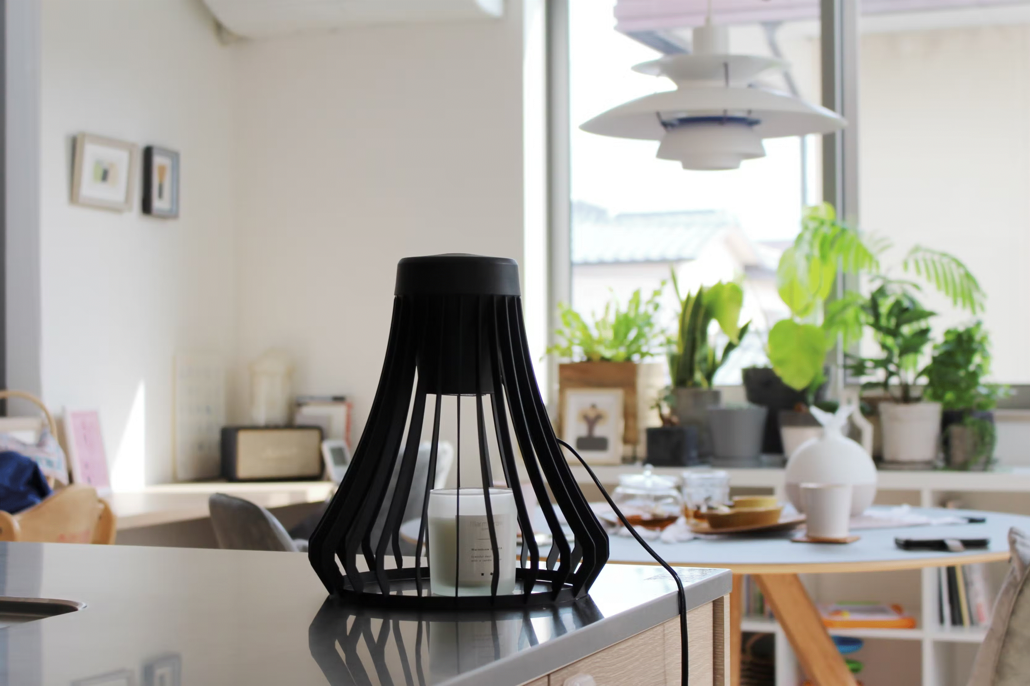 火を使わないWarmthrow DIFFUSA キャンドルウォーマーランプ 鉄製 火を