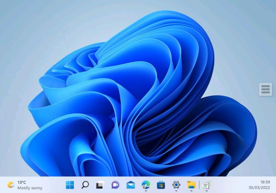 Androidデバイスに表示されたWindowsの画面