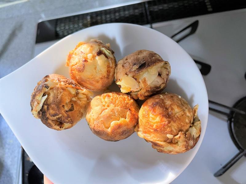 形がいびつでも、おいしい手づくり「たこ焼き」