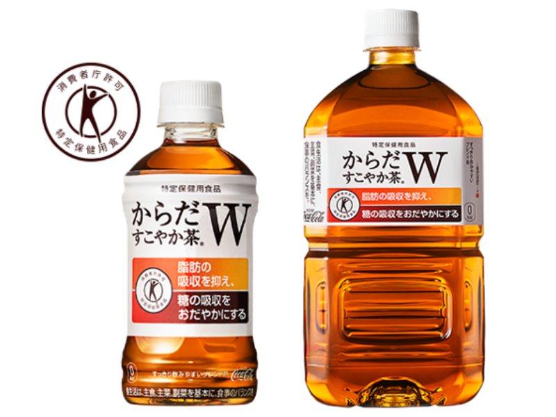 からだすこやか茶W(左:350mL、右:1.05L)