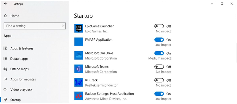 スタートアップからOneDriveを削除する