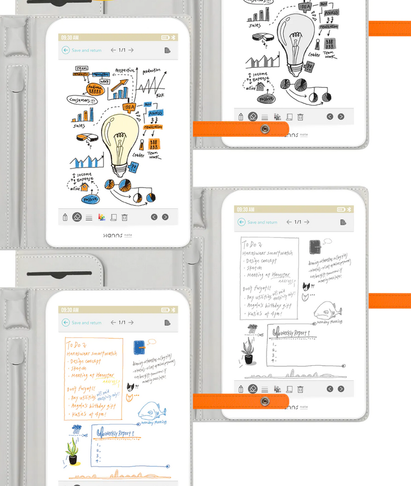 手書きメモ派必見！30色対応のカラーデジタルノート「Hannsnote」 | ライフハッカー・ジャパン