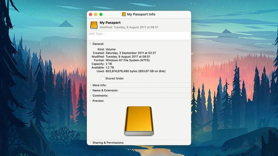 macOSは、NTFSフォーマットのドライブを読み込めるが、書き込むことができない