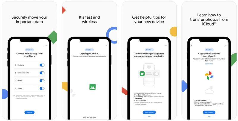 「Switch To Android」の画面