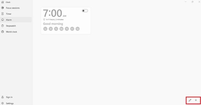 アラーム