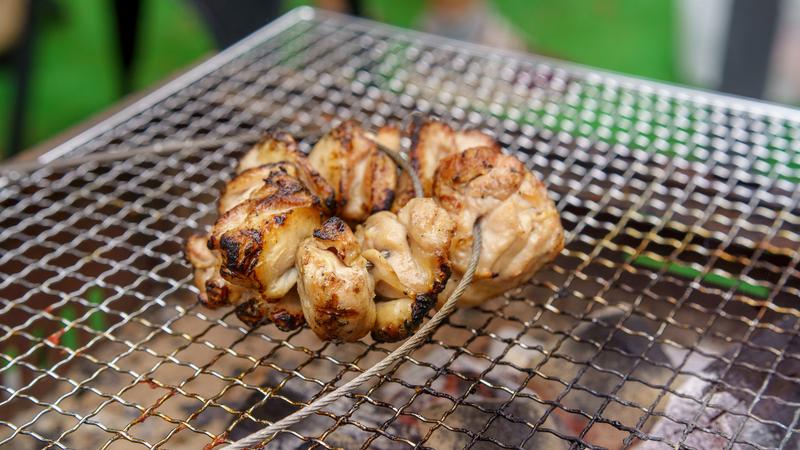 鶏肉の焼き具合もご覧の通り完璧!